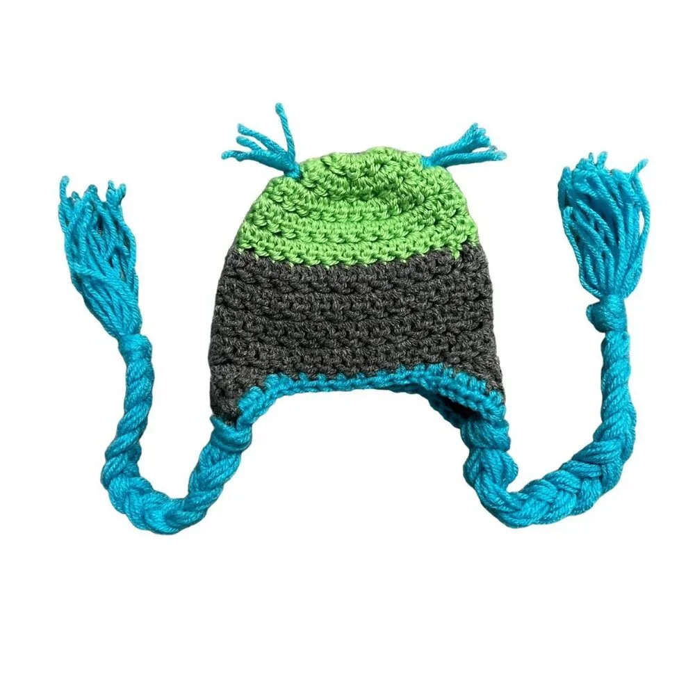 Handmade Infant (0-12m) Crochet Owl Hat